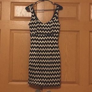 Chevron Bodycon Dress